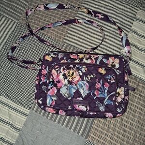 Vera Bradley Purple Floral Crossbody Bag